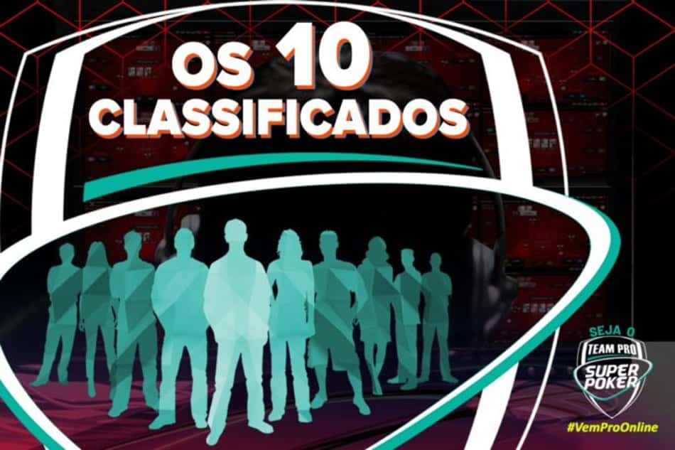 SuperPoker Team Pro: lembre quem são os 10 classificados de julho!