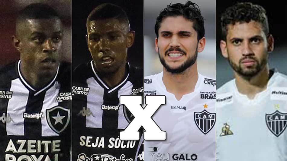 Presente x passado: Nova defesa do Botafogo reencontra antigos titulares diante do Galo