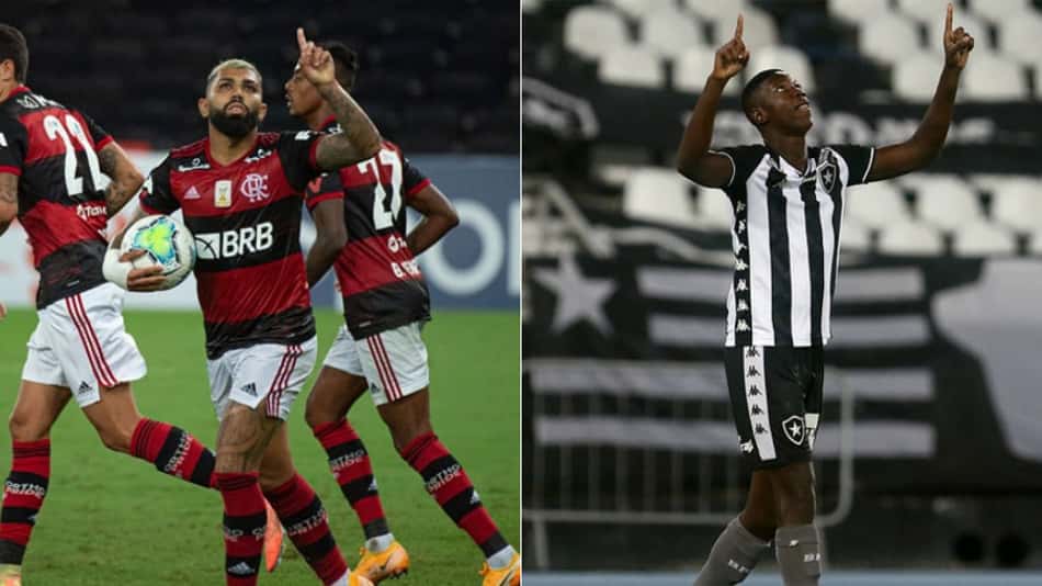 Montagem - Gabigol e Matheus Babi