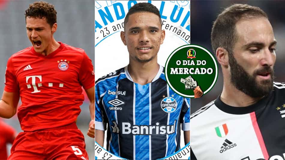 Manhã do mercado: PSG de olho em atleta do Bayern, Grêmio anuncia Luiz Fernando e Higuaín deve deixar a Juventus