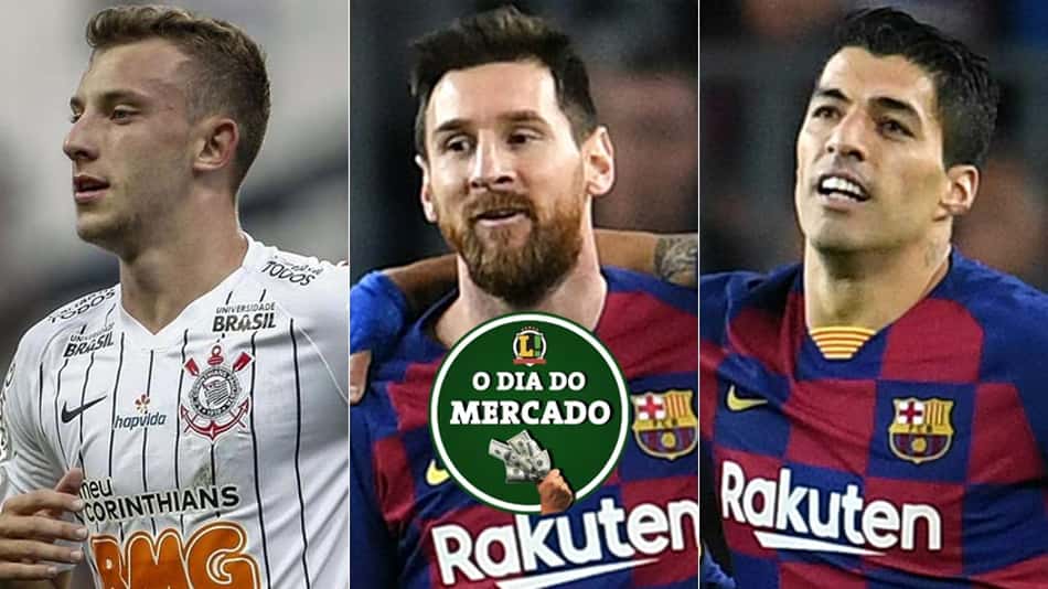 Dia do Mercado: saída no Corinthians, PSG de olho em Messi, Juve quer Suárez, reforço no Inter…