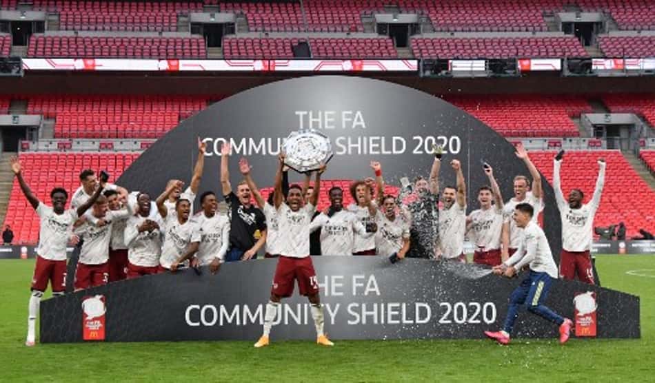 Veja os bastidores do título do Arsenal na Supercopa da Inglaterra