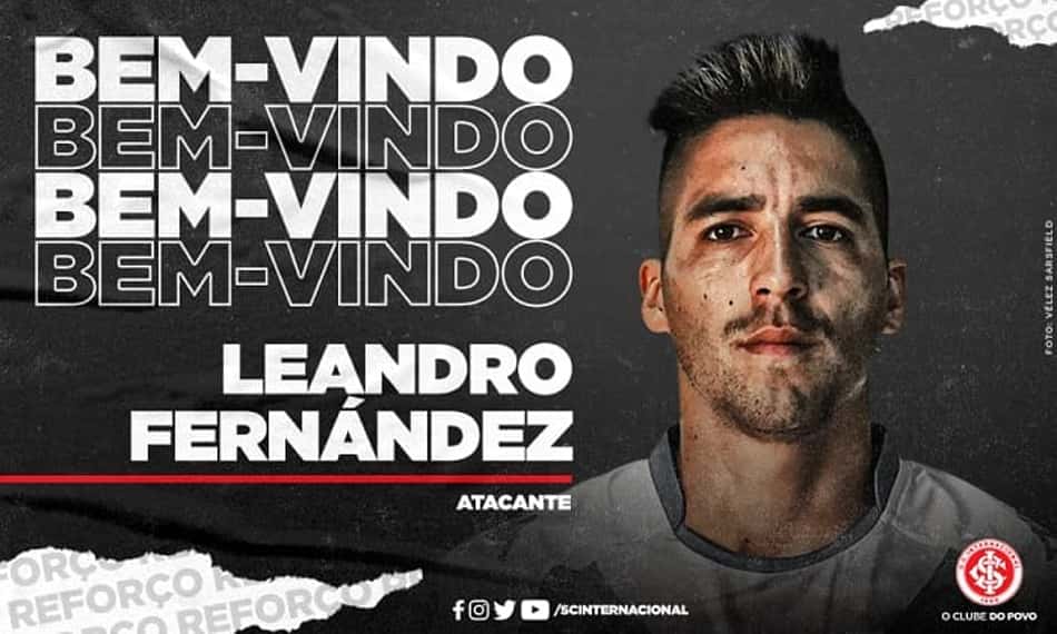 Gringo na área! Leandro Fernández é mais um reforço do Internacional