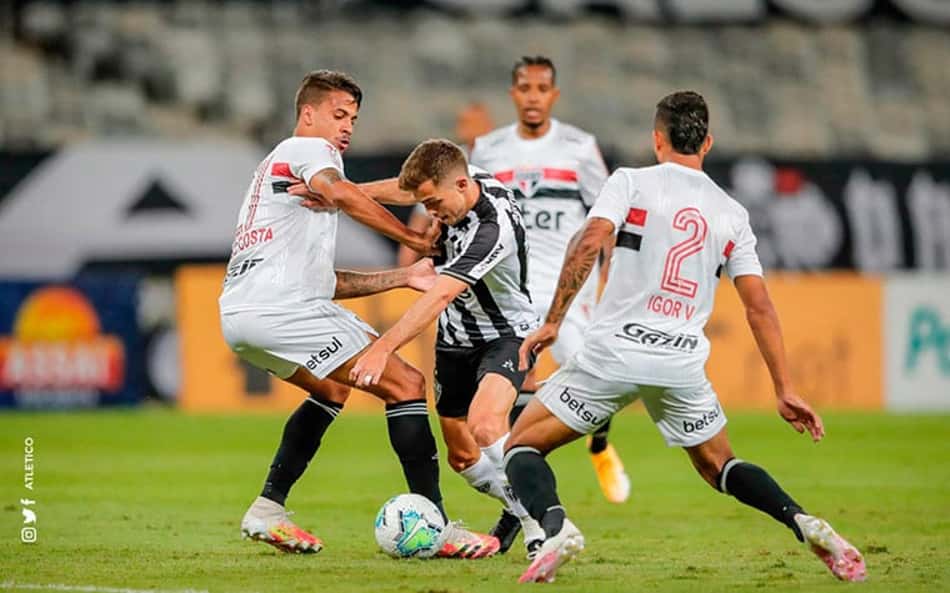 Atlético-MG x São Paulo: prováveis escalações, desfalques e onde assistir