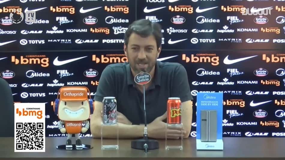 Em despedida, Duílio elogia trabalho de Tiago Nunes no Corinthians