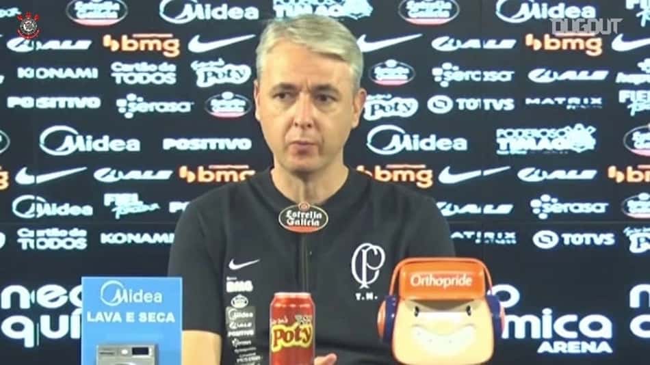 Tiago Nunes - Coletiva Corinthians