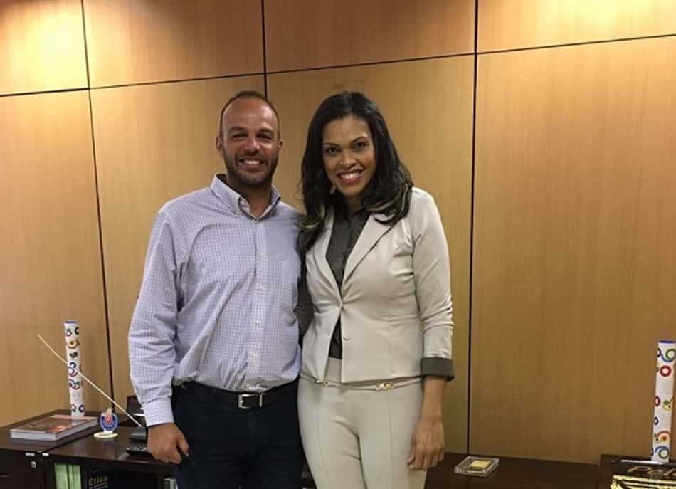Kelly Müller se reuniu com o Secretário Nacional de Esporte de Alto Rendimento Bruno Souza (Foto: Divulgação)