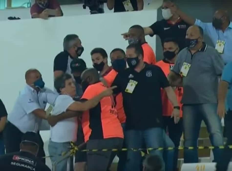 Diretores da Ponte e Operário-PR se desentendem no Moisés Lucarelli