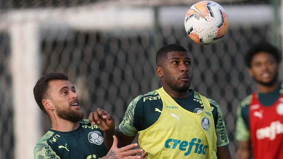 Lucas Lima é novidade em treino do Palmeiras no Paraguai