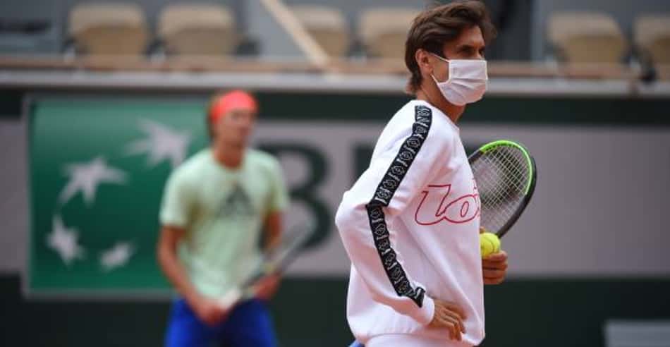 David Ferrer comanda treino de Alexander Zverev em Roland Garros