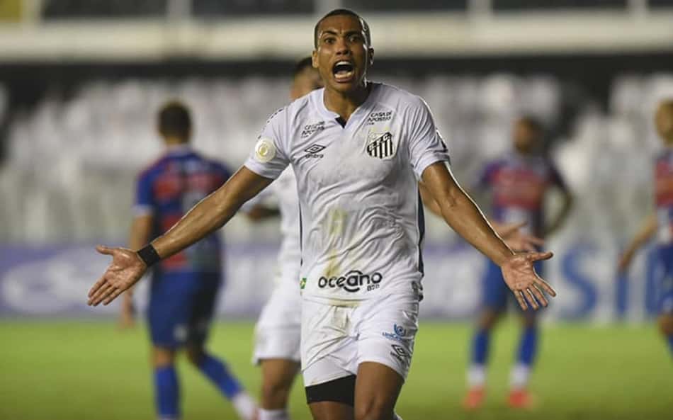 Santos x Fortaleza - Comemoração