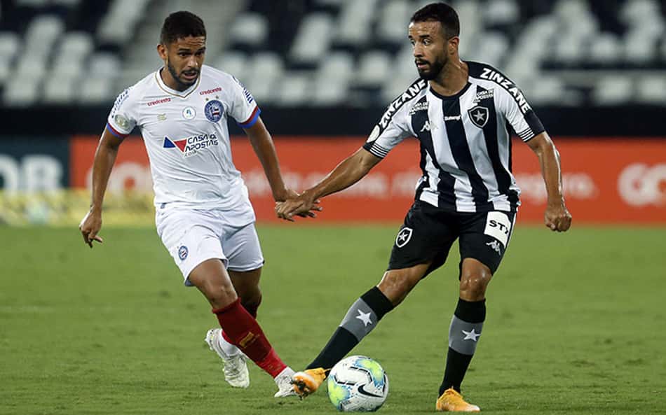 Bahia vence e Botafogo segue na zona de rebaixamento do Brasileirão