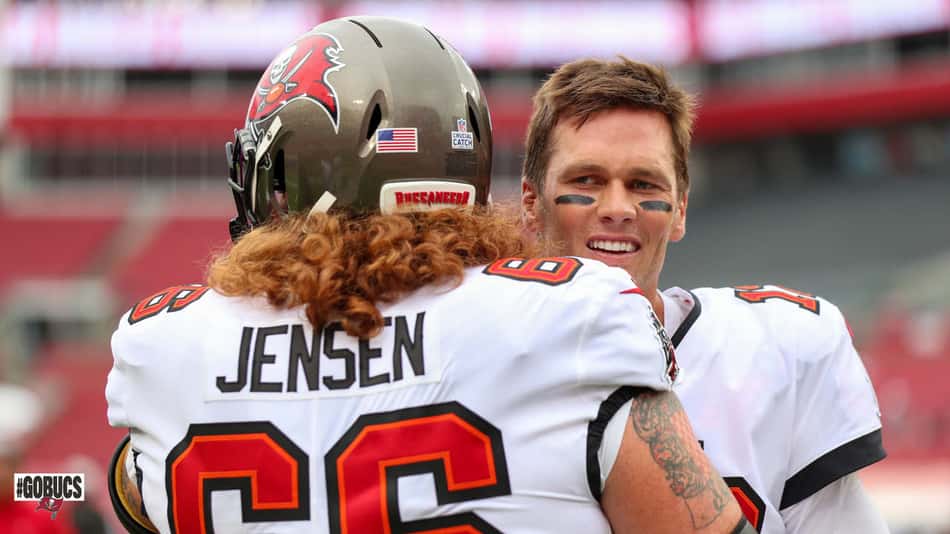 Tom Brady Tampa Bay Buccaneers ryan jensen
