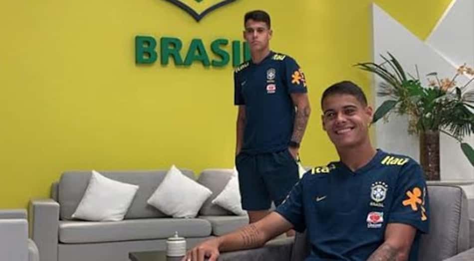 Irmãos Luan, ex-Fluminense e Lucas Freitas jogaram juntos na seleção de base (Foto: Divulgação)