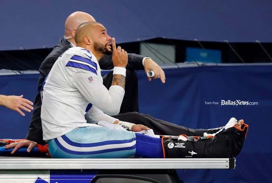 Dak Prescott demonstra confiança em recuperação de lesão: 'Posso jogar uma partida hoje'