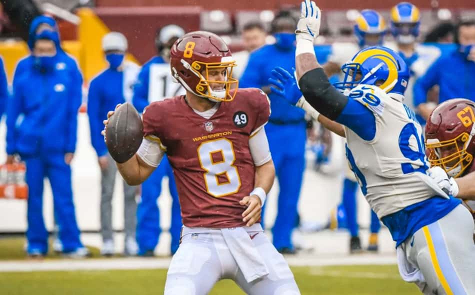 aaron donald los angeles rams kyle allen washington football team