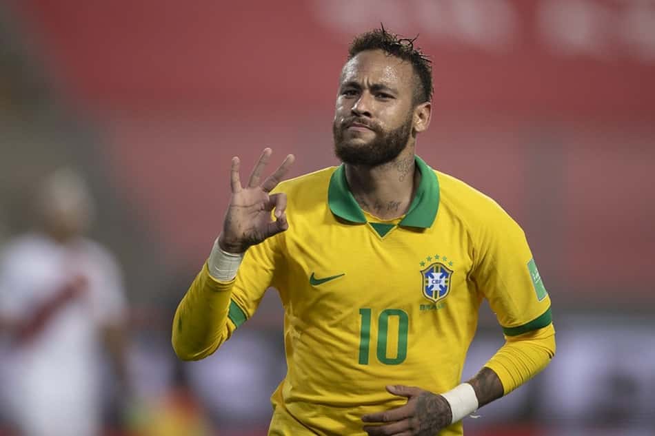 Neymar entra na lista dos dez maiores artilheiros do Brasil na história das Eliminatórias