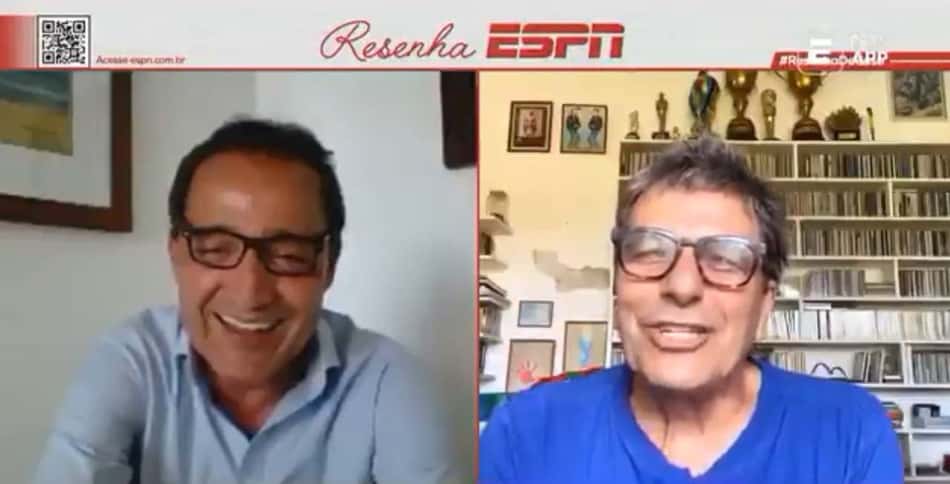 Resenha ESPN reúne Evandro Mesquita e Deley, ídolos da torcida do Fluminense