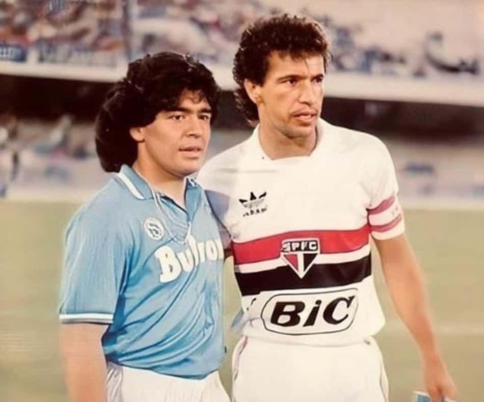 Em clima de TBT, São Paulo relembra amistoso com o Napoli