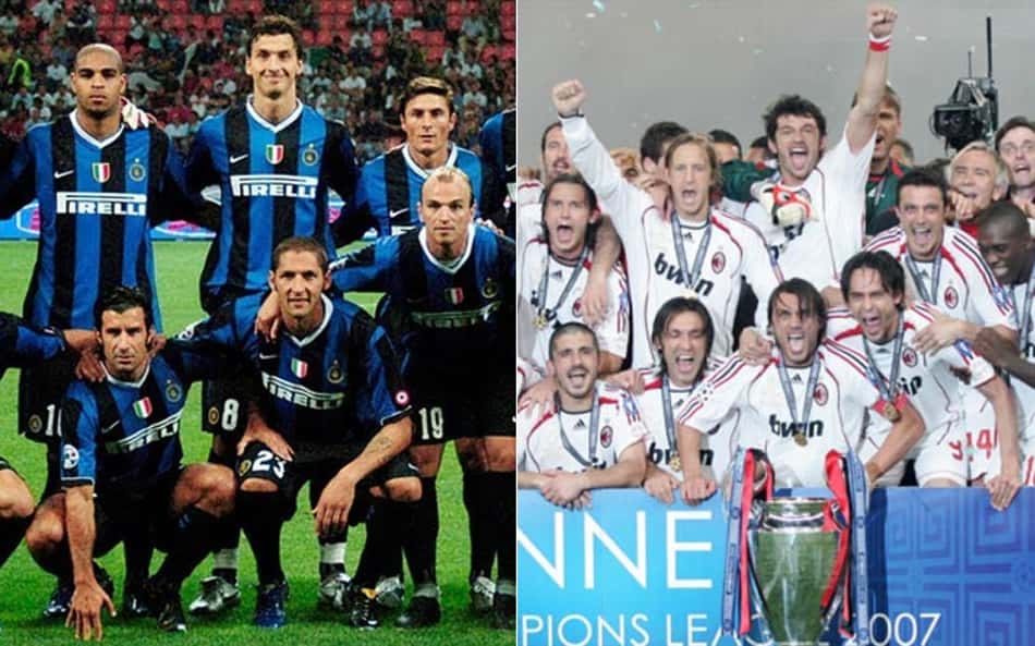 Dérbi de Milão! Qual foi o melhor time: Milan de 2007 ou Internazionale de 2010? Vote!