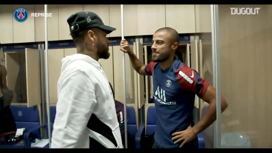 VÍDEO: Neymar e Rafinha Alcântara se encontram pela 1ª vez no PSG