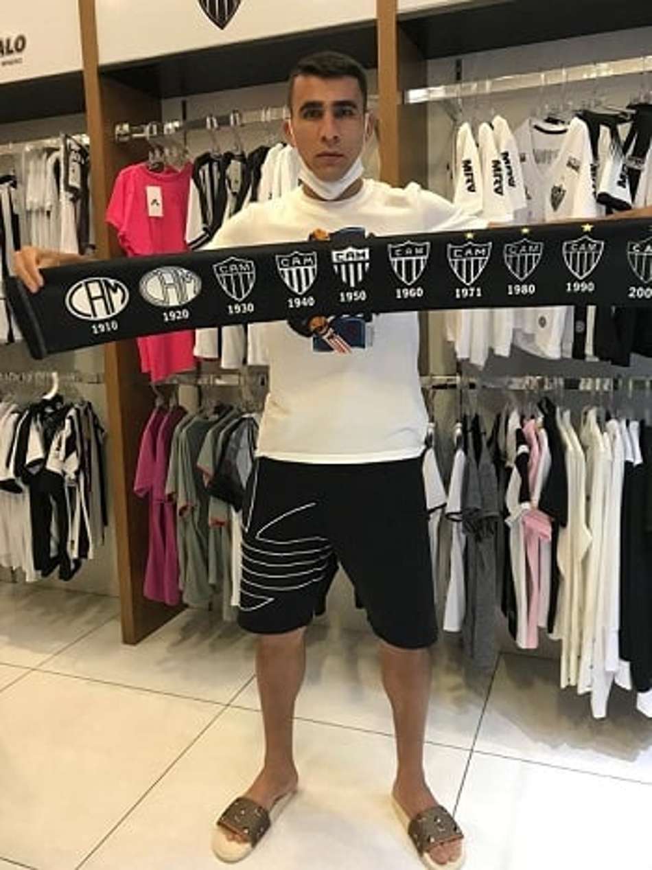 Junior Alonso protagonizou a boa ação em uma loja do Galo em BH