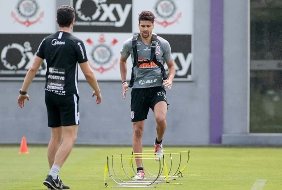 Léo Santos - Treino Corinthians