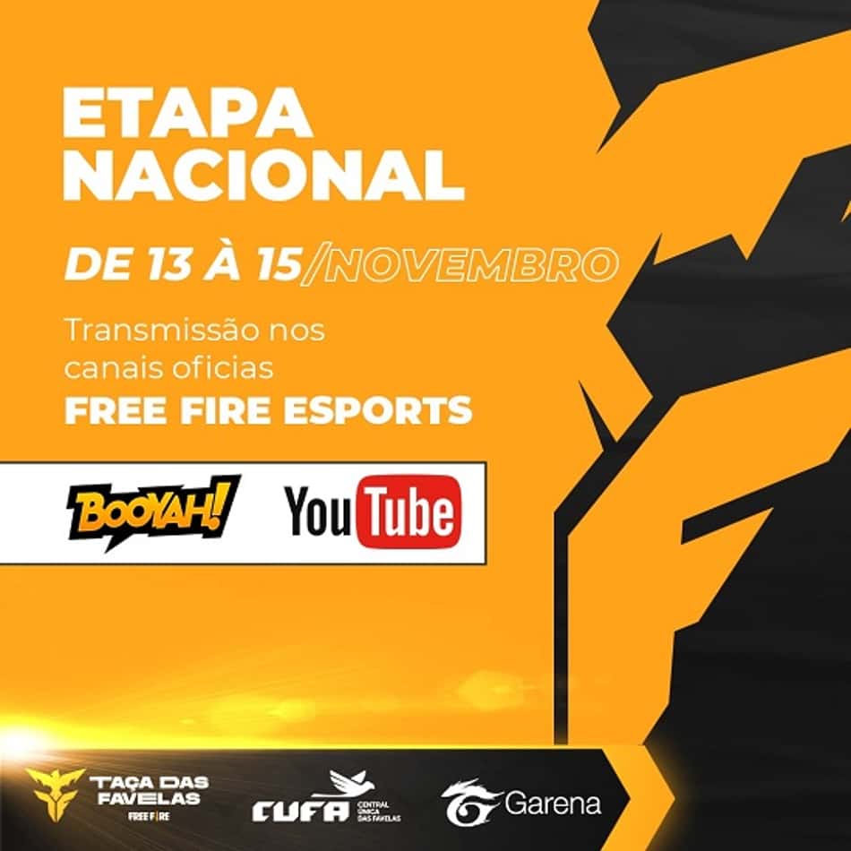 Taça das Favelas Free Fire define participantes das Seletivas Nacionais