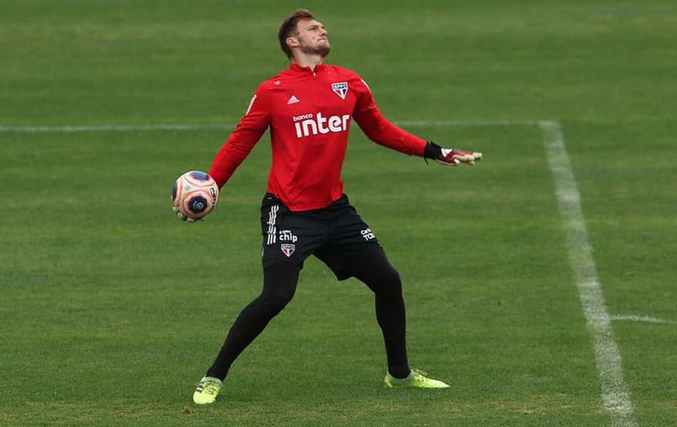 Perri é o reserva imediato de Tiago Volpi no elenco do São Paulo
