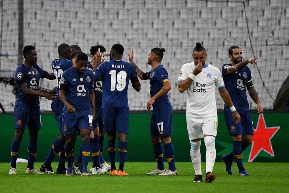 Porto vence o Olympique de Marselha fora de casa e fica em boa situação na Liga dos Campeões