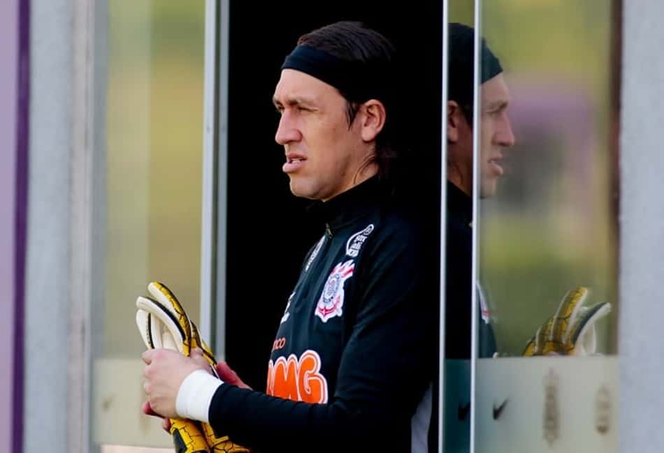 Cássio - Treino Corinthians