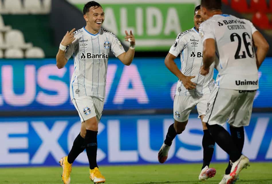 Em Assunção, Grêmio abre ótima vantagem ao bater o Guaraní-PAR