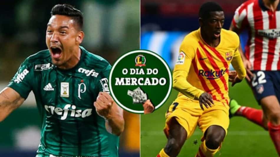 Venda no Palmeiras, possível adeus no Barcelona e muito mais! Veja o Dia do Mercado!