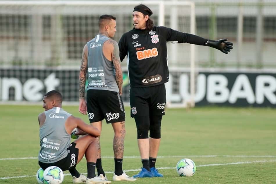 Cássio - Treino Corinthians