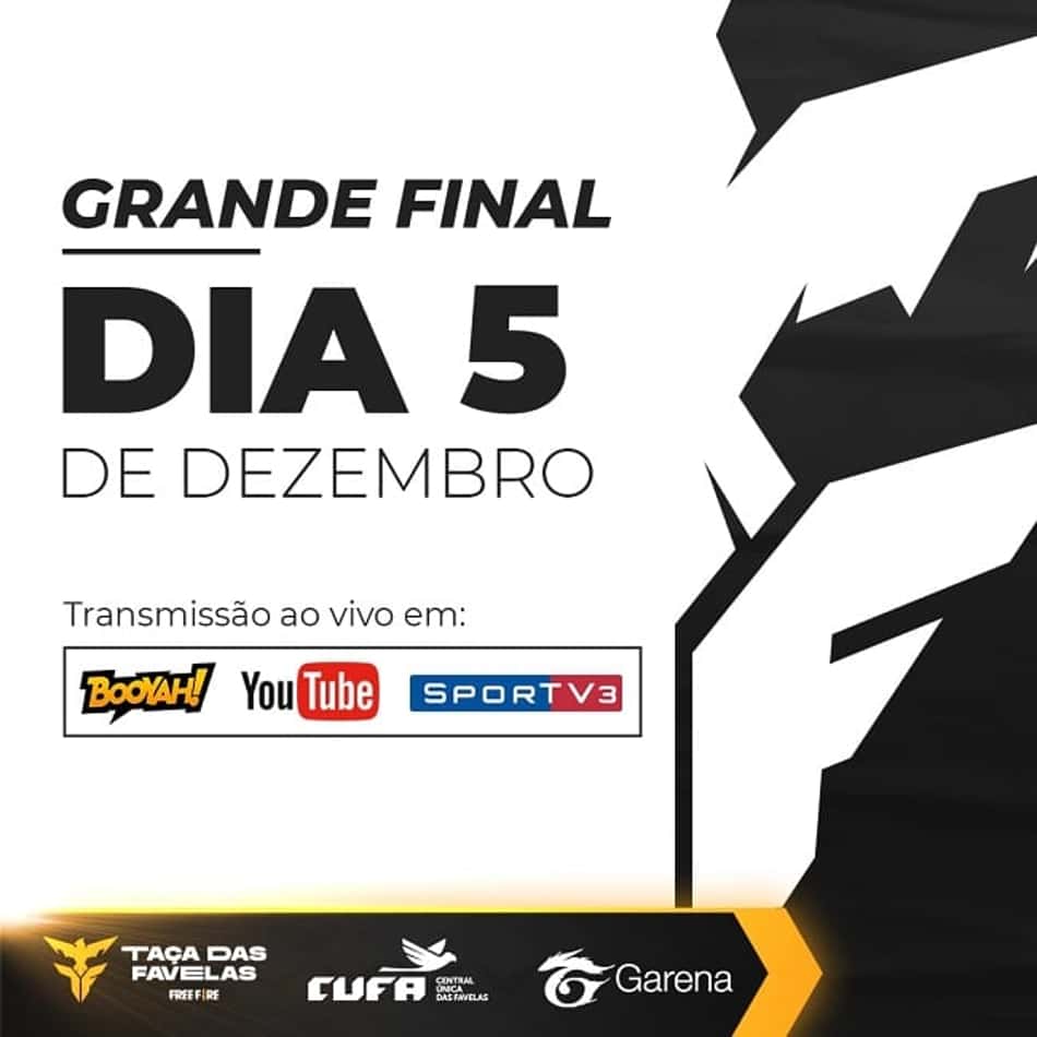 Final da Taça das Favelas Free Fire acontece neste sábado