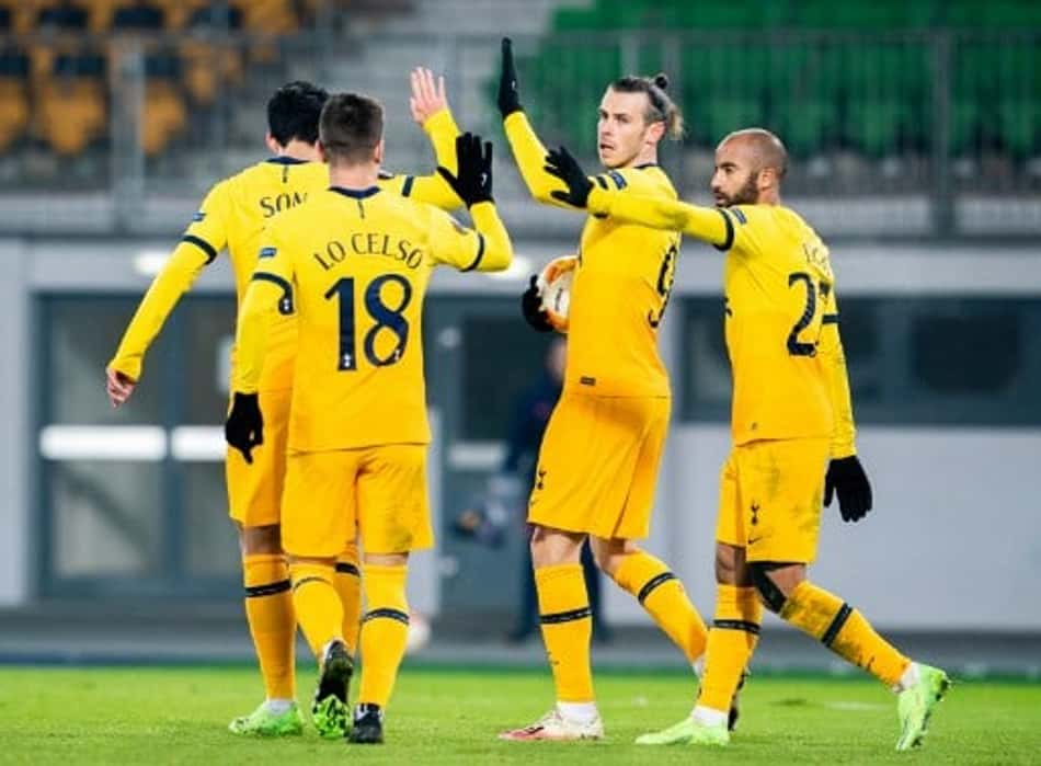 Tottenham x LASK - gol de Bale