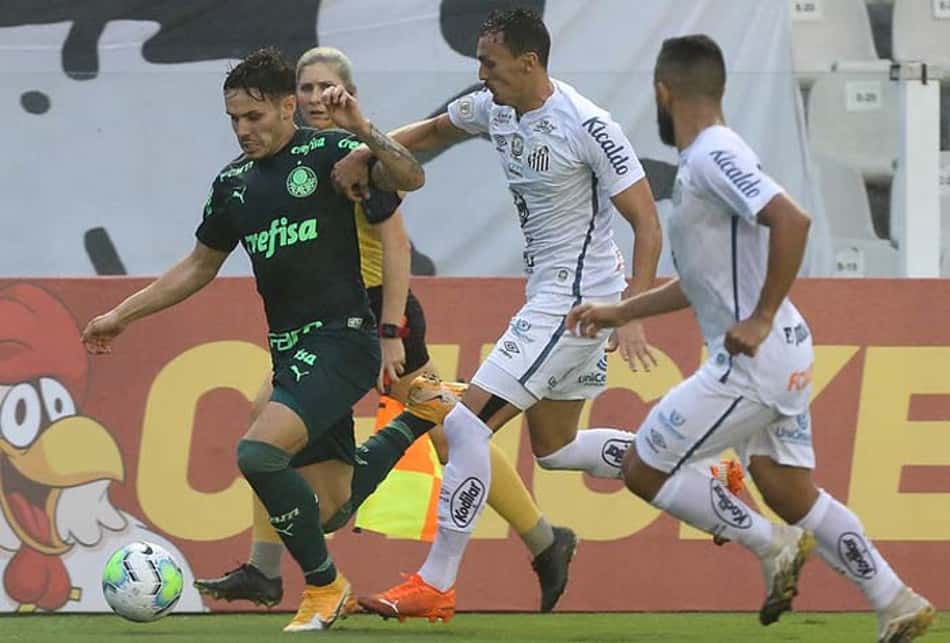 Santos e Palmeiras empatam no Brasileirão; veja como ficou a tabela