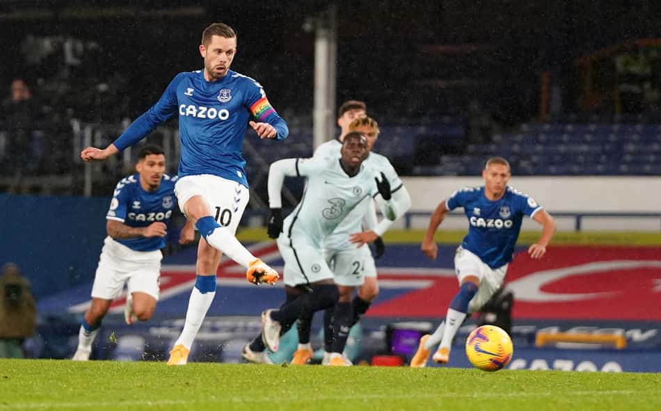 Everton x Chelsea - Sigurdsson