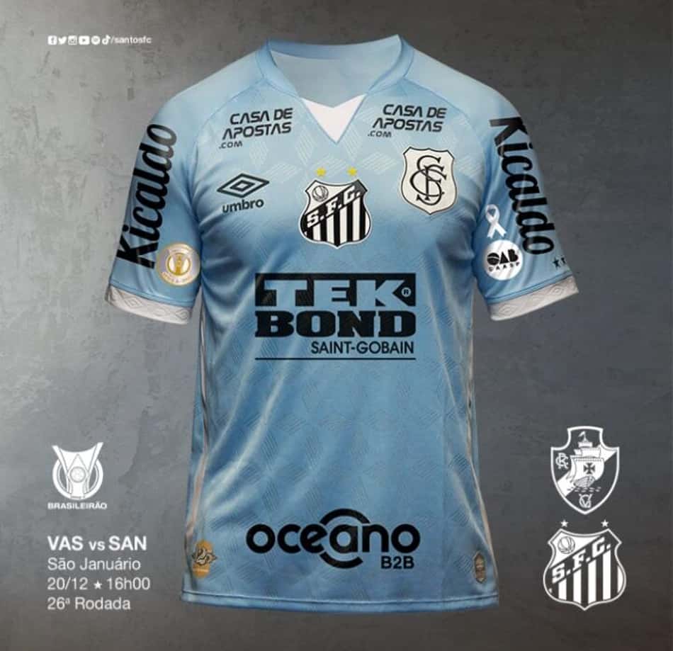 Diante do Vasco, Santos promoverá campanha contra violência de gênero