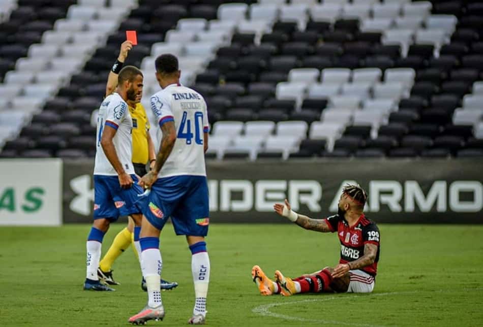 Flamengo x Bahia - Gabi Expulsão
