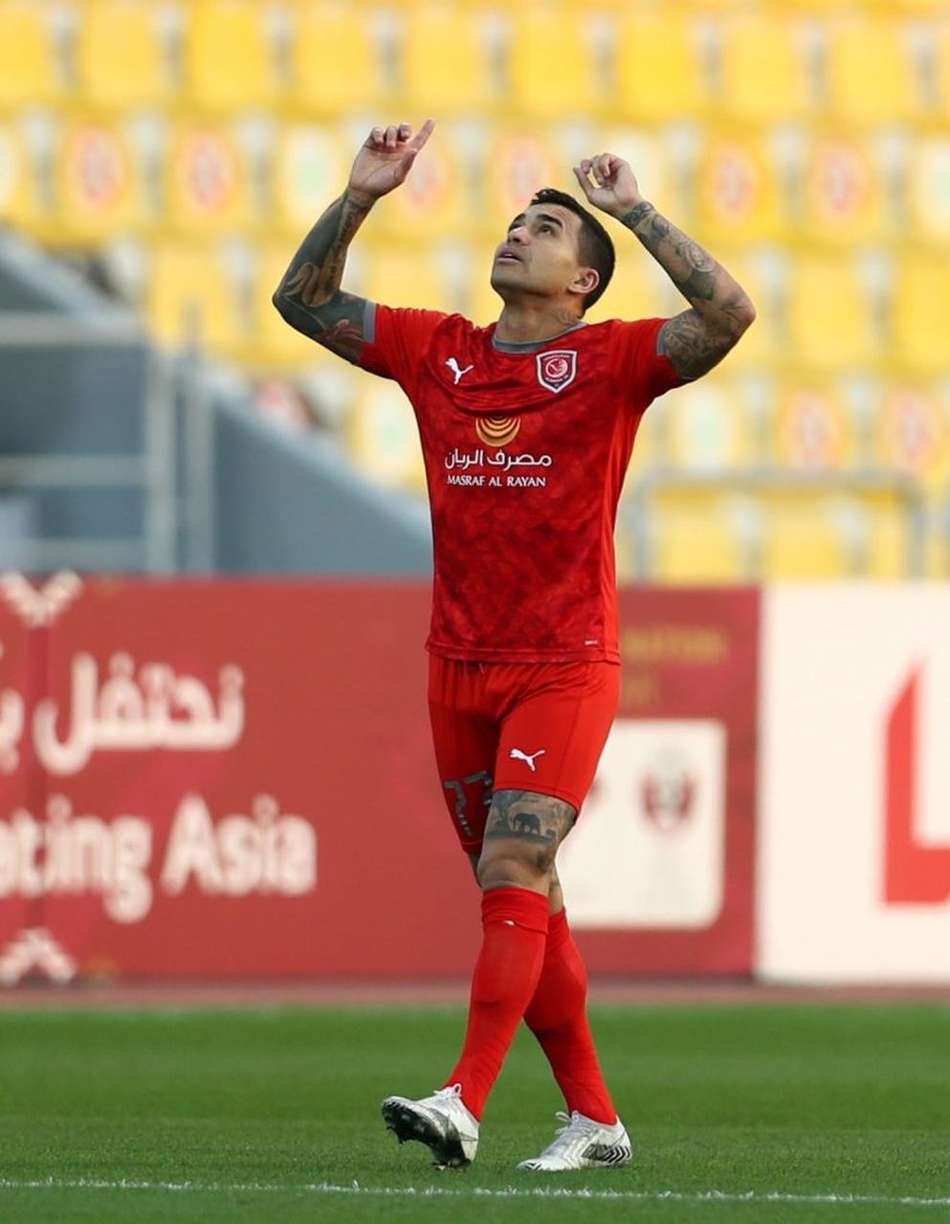Destaque do Al Duhail, Dudu é eleito o melhor jogador da Liga do Catar dos meses de fevereiro e março