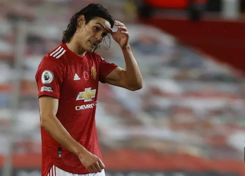 Manchester United não renovará com Cavani, garante jornal inglês