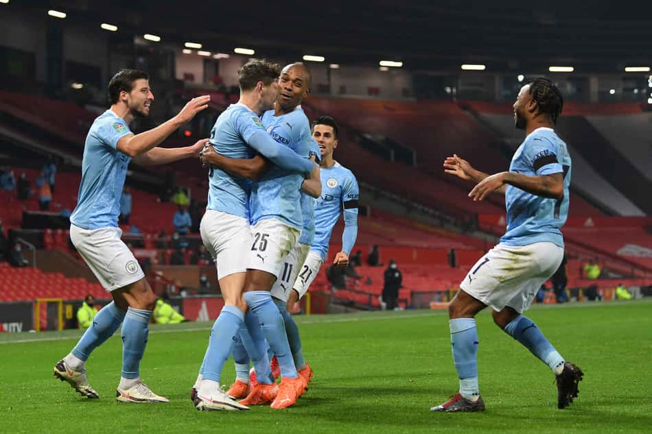 VÍDEO: Veja os gols da vitória do Manchester City sobre o United na semifinal da Copa da Liga Inglesa