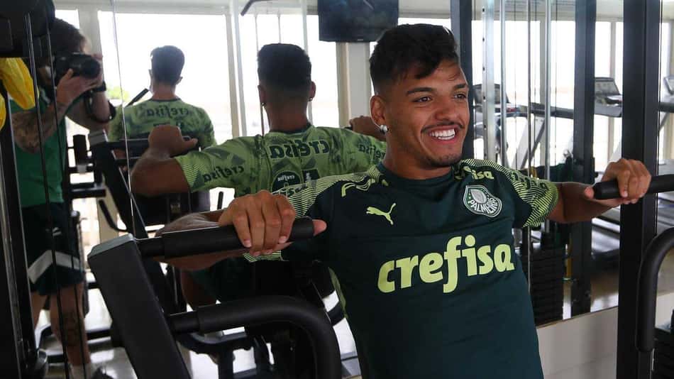 Palmeiras faz treino físico no Recife antes de retornar para São Paulo