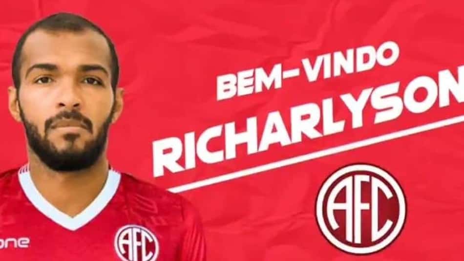 Richarlyson fala sobre ser referência do America: 'Amo desafios'