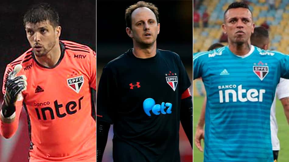 Montagem - Tiago Volpi, Rogério Ceni e Sidão