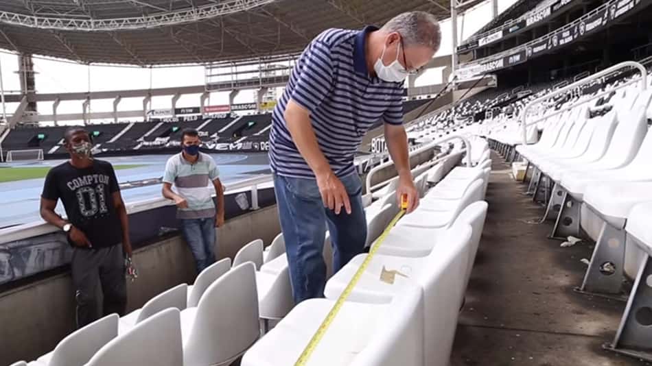 Infectologista do Botafogo Seguro visita Nilton Santos e propõe novos ajustes no combate à Covid-19