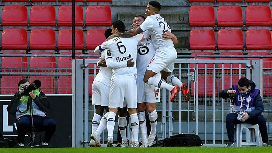 Lille derrota o Rennes e é segundo no Francês por conta do saldo de gols