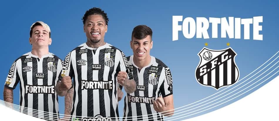 Fortnite será o patrocinador master do Santos na final da Libertadores