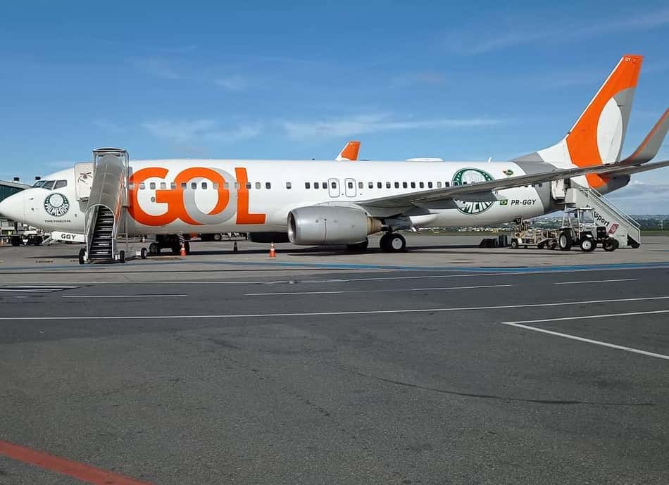 Avião Palmeiras Libertadores